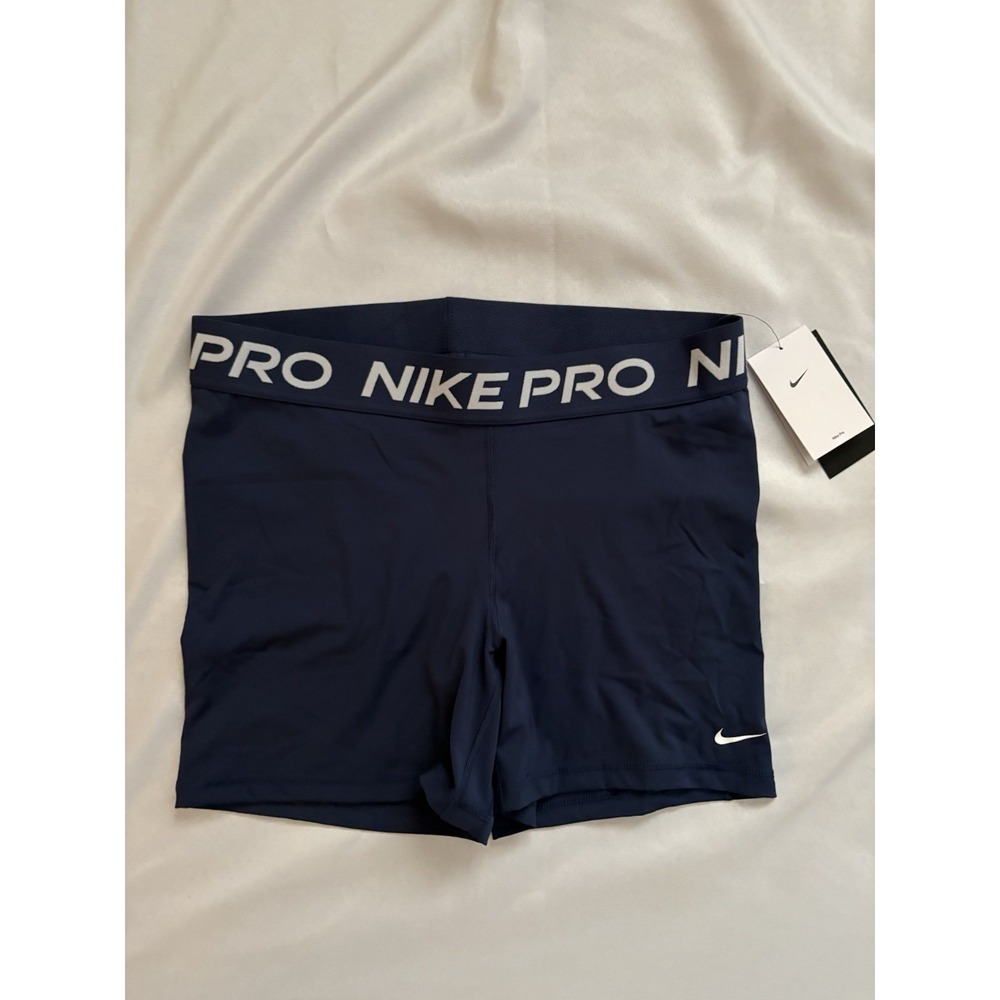 NEW Nike Pro 365 Dri-FIT Training Shorts Blue 5" Women's Size XLarge CZ9831
